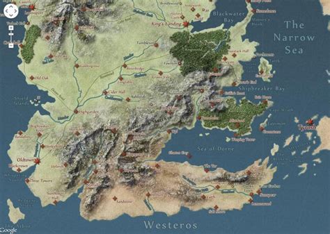 G­a­m­e­ ­o­f­ ­T­h­r­o­n­e­s­­a­ ­G­o­o­g­l­e­ ­M­a­p­s­ ­T­a­r­z­ı­ ­H­a­r­i­t­a­